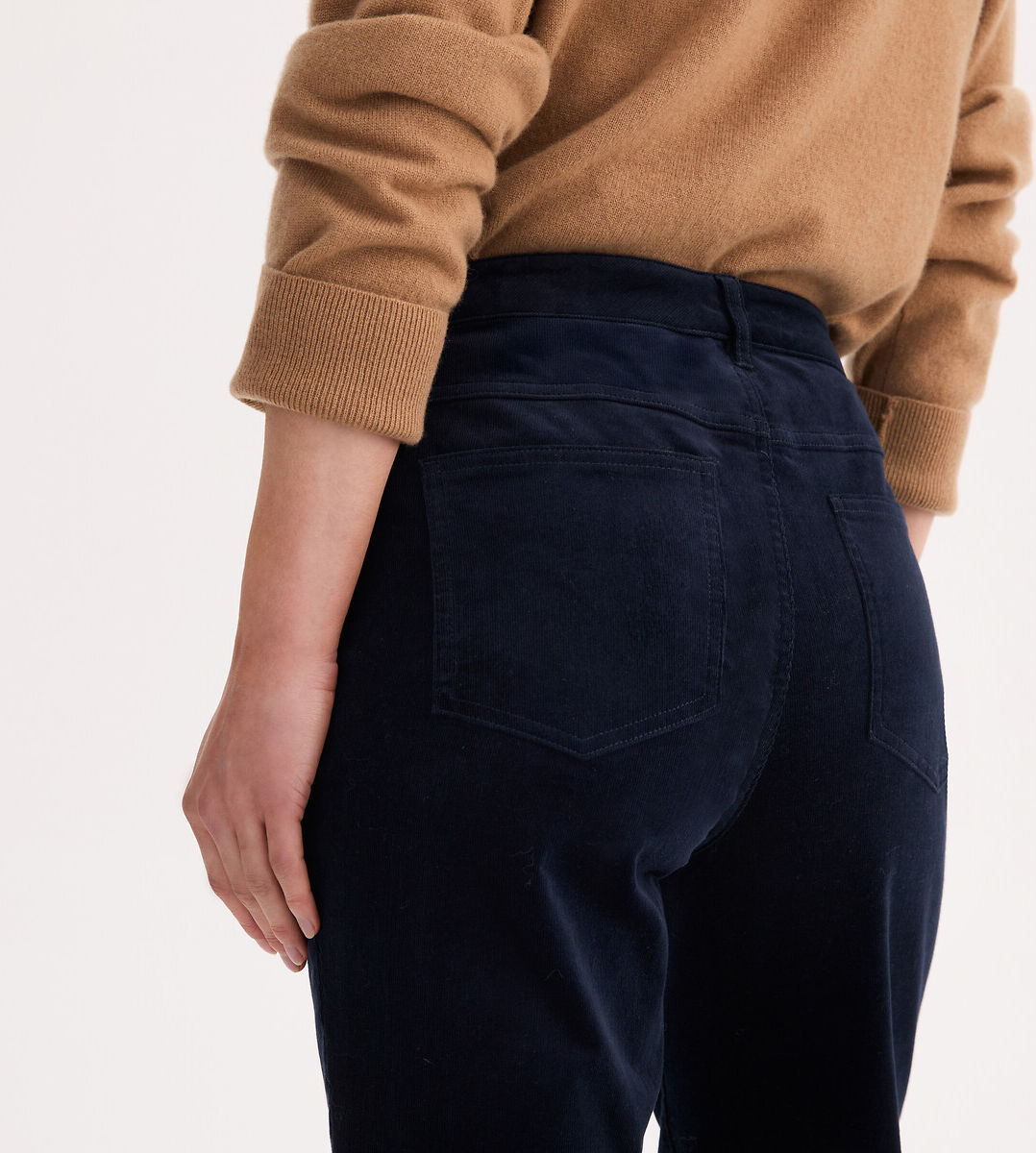 ANNE WEYBURN Pantalon velours stretch