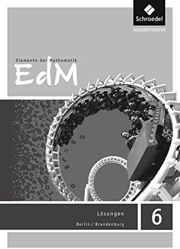Elemente der Mathematik SI - Ausgabe 2016 für Berlin / Brandenburg: Lösungen 6 - Preis vom 19.10.2026 19:33:35 h