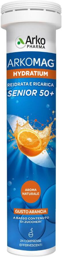 ARKOFARM Srl Arkomag Hydratum Senior 50+, 24 Compresse