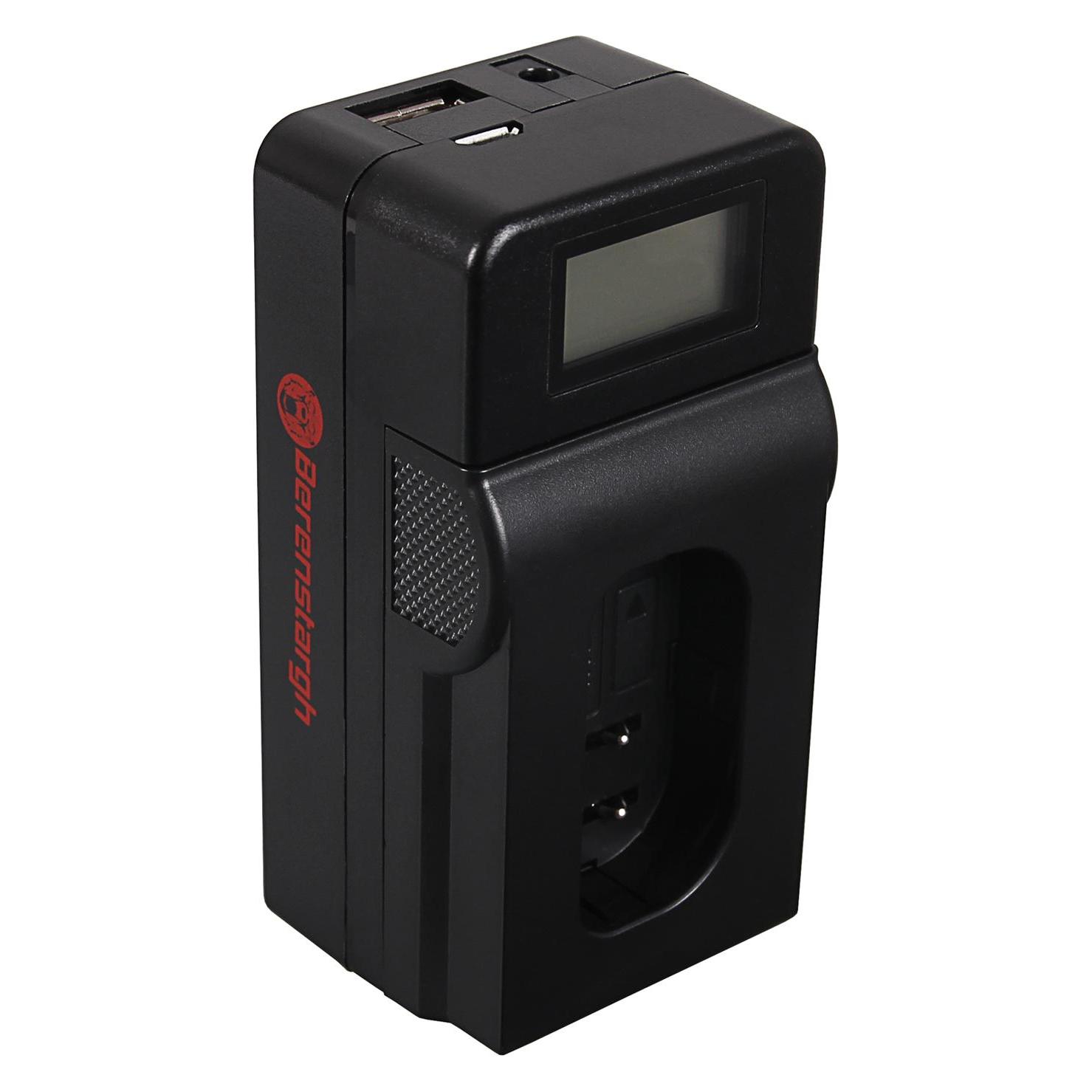 Berenstargh Synchron USB Ladegerät f. Panasonic DMW-BLJ31 Lumix DC-S1 DC-S1R DC-S1H (Kamera Akku Ladegerät) (61064289)
