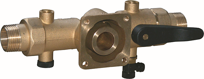 Syr - Sasserath SYR HWS-Flansch-2000 DRUFI DN 20 mit beidseitiger Gewindeverschraubung