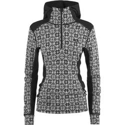 Kari Traa, Damen, Funktionsshirt, Rose Hood Longsleeve (XL), Weiss, Grau, Schwarz