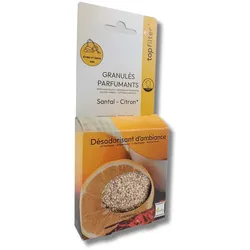 Top Filter 4 Beutel Duftgranulat für TopFilter Staubsauger, Sandelholz-Zitronenduft