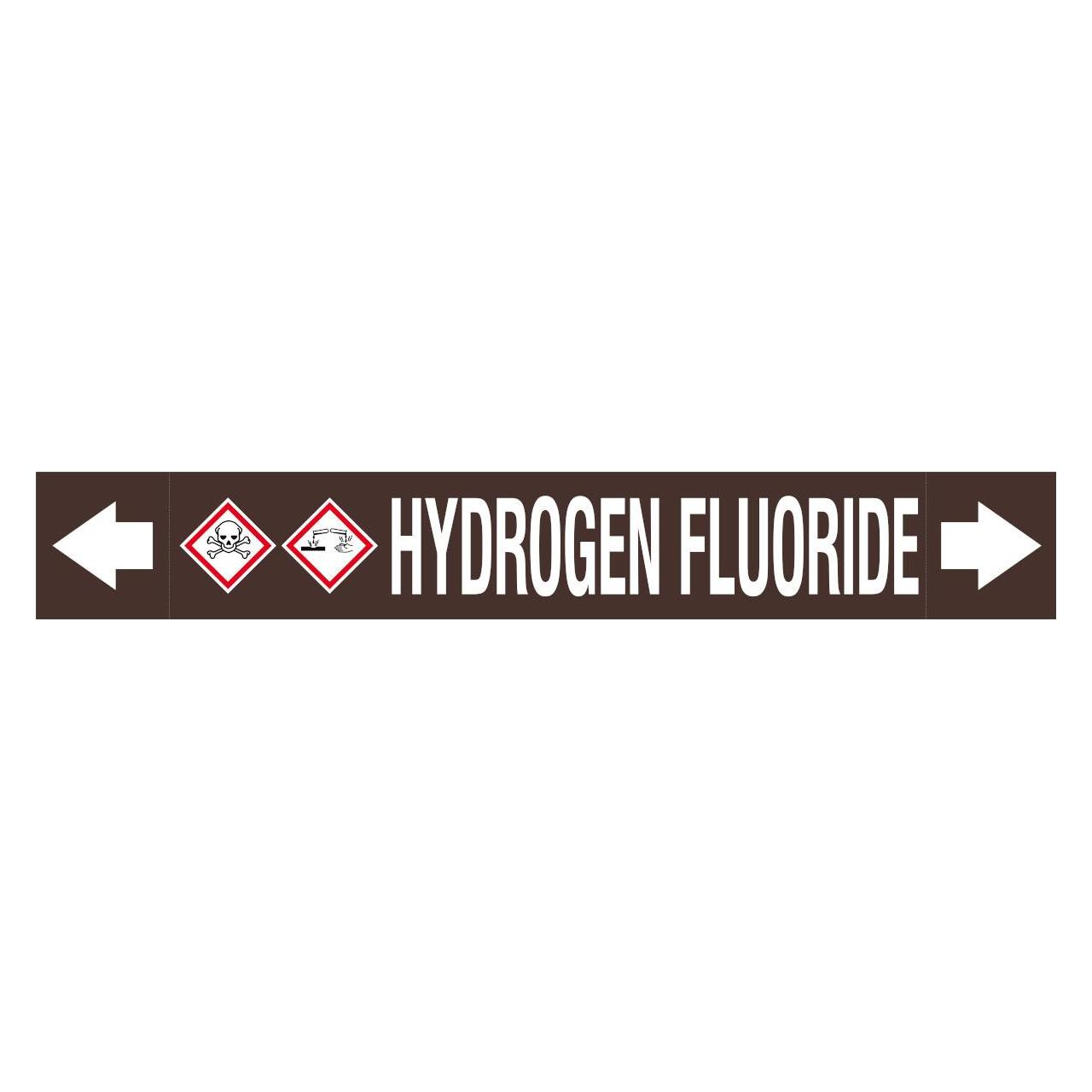 Brady ASME - Rohrmarkierer - Hydrogen Fluoride (313199)