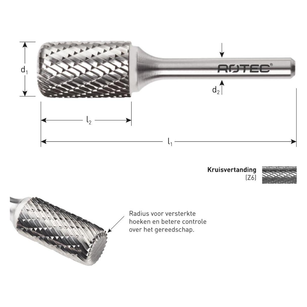 Rotec 430.3030 HM-Stiftschneider 3 mm Modell AR (58705947)