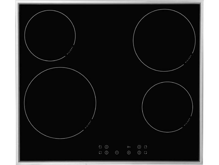 AMICA Elektro-Kochfeld, schwarz, B:57,5cm H:5,6cm T:50,5cm, Kochfelder, Einfache Bedienung für entspanntes und gleichmäßiges Kochen, Elektro-Kochfeld