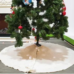 Weihnachtsbaum-Unterlage - weiß