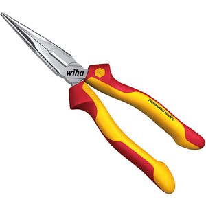 Wiha Flachrundzange 27423, Professional electric, gerade mit Schneide, 200mm, VDE isoliert