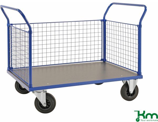 Kongamek Flexi 230, 3 Gittersider, 120x80x102, Blålak. Stål