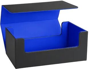 Smart Shopping Spot Magnetic Trading Card Storage Box Organizer For Cards Durable Deck Case Protector black Blue