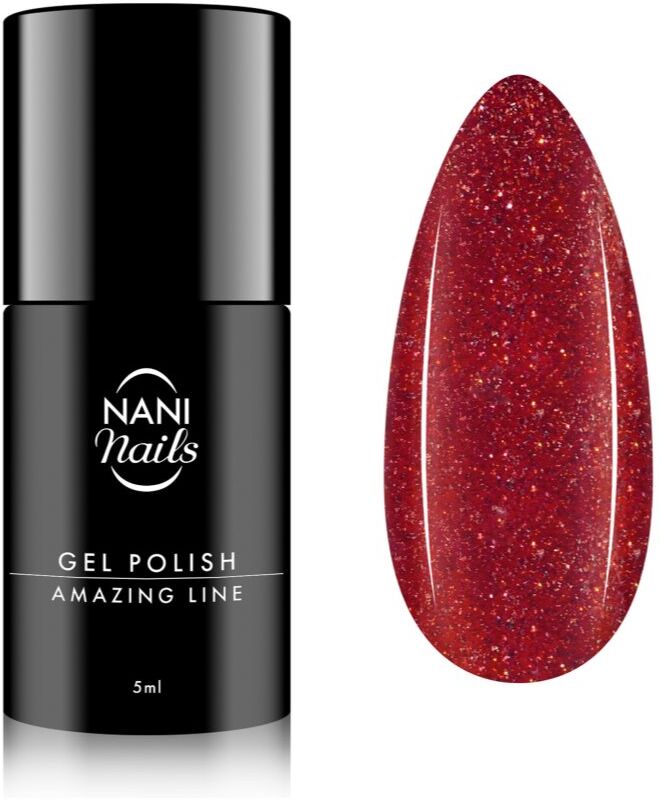 NaniNails NANI Amazing Line Gel Nail Polish shade Ruby Spark 5 ml