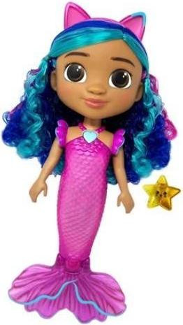 Spin Master Gabby's Dollhouse Sirene Gabby-pop interactieve pop met geluid en licht, kleurveranderend, inclusief accessoires, 37,5 cm