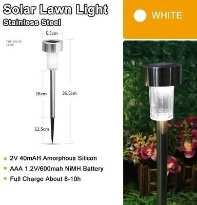 Uplift Picks Solar Ground Lights Brighten Pathways Gardens Driveways With Waterproof Outdoor Illumination white Light 1 Pc