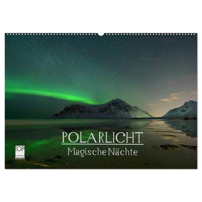 Magische Nächte - POLARLICHT (Wandkalender 2026 DIN A2 quer), CALVENDO Monatskalender