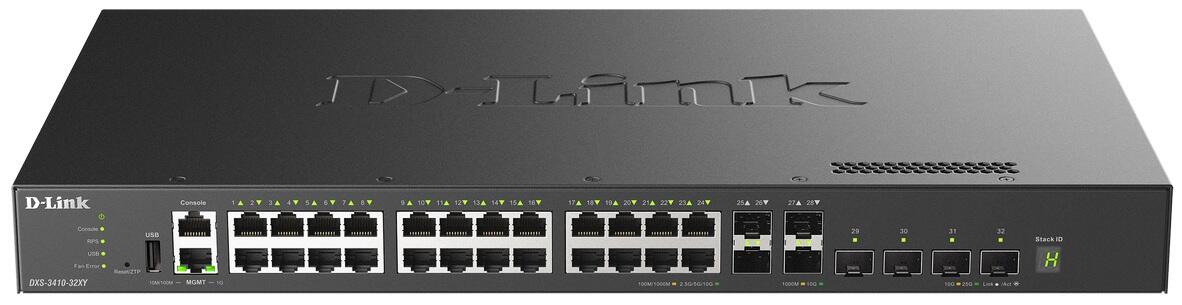 D-Link DXS-3410-32XY/E, 32-Port 10G Layer 3 Stackable Managed Switches