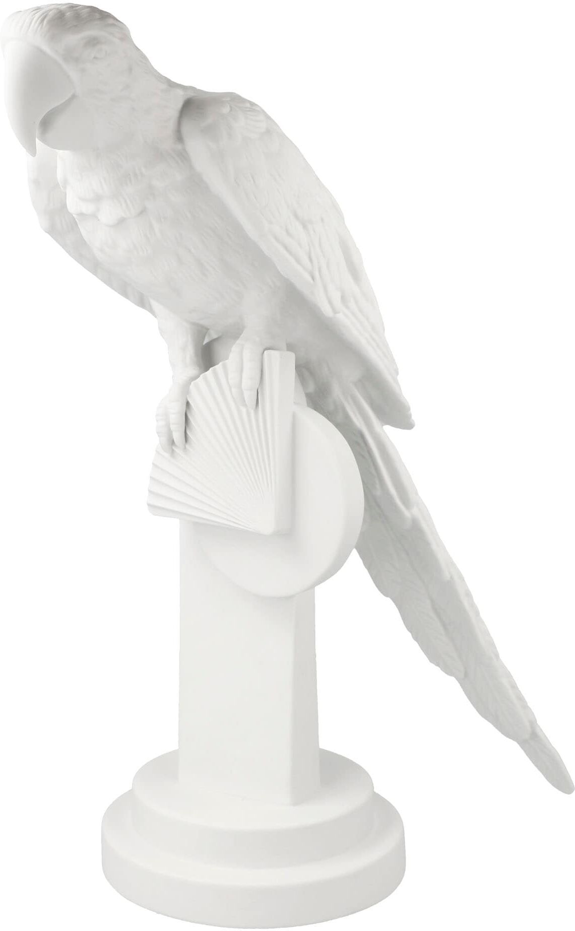 Sammelfigur GOEBEL "Deko-Objekt Ara", weiss (weiß), B:21cm H:31cm T:12cm, Porzellan, Dekofiguren, Sammelfigur weiß B/H/T: 21cm x 31cm x 12cm