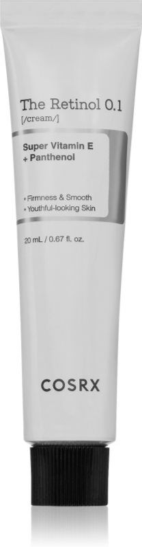 Cosrx Retinol 0.1 feuchtigkeitsspendende und glättende Gesichtscreme mit Retinol 20 ml