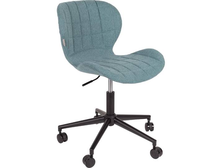 Zuiver OMG Bürostuhl Schwarz/ Blau