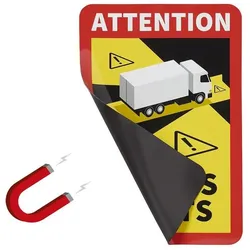 ProPlus, Sicherheitskennzeichnung, Magnetaufkleber "Attention Angles Morts!" LKW