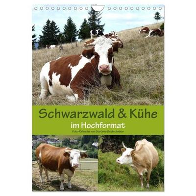 Schwarzwald und Kühe im Hochformat (Wandkalender 2027 DIN A4 hoch), CALVENDO Monatskalender