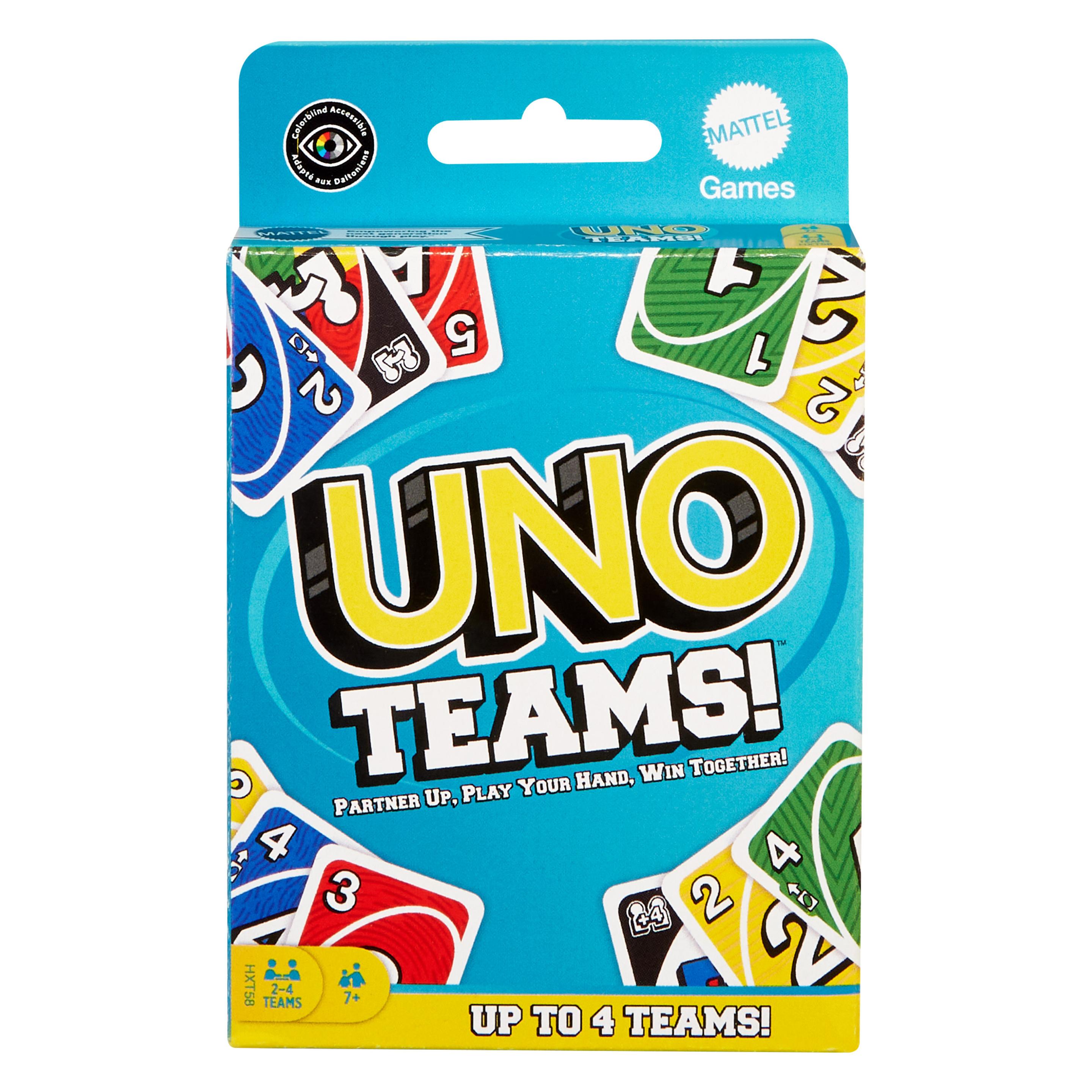 Mattel Games Uno Teams (Deutsch, Englisch, 2 - 10 Spieler) (HXT58)