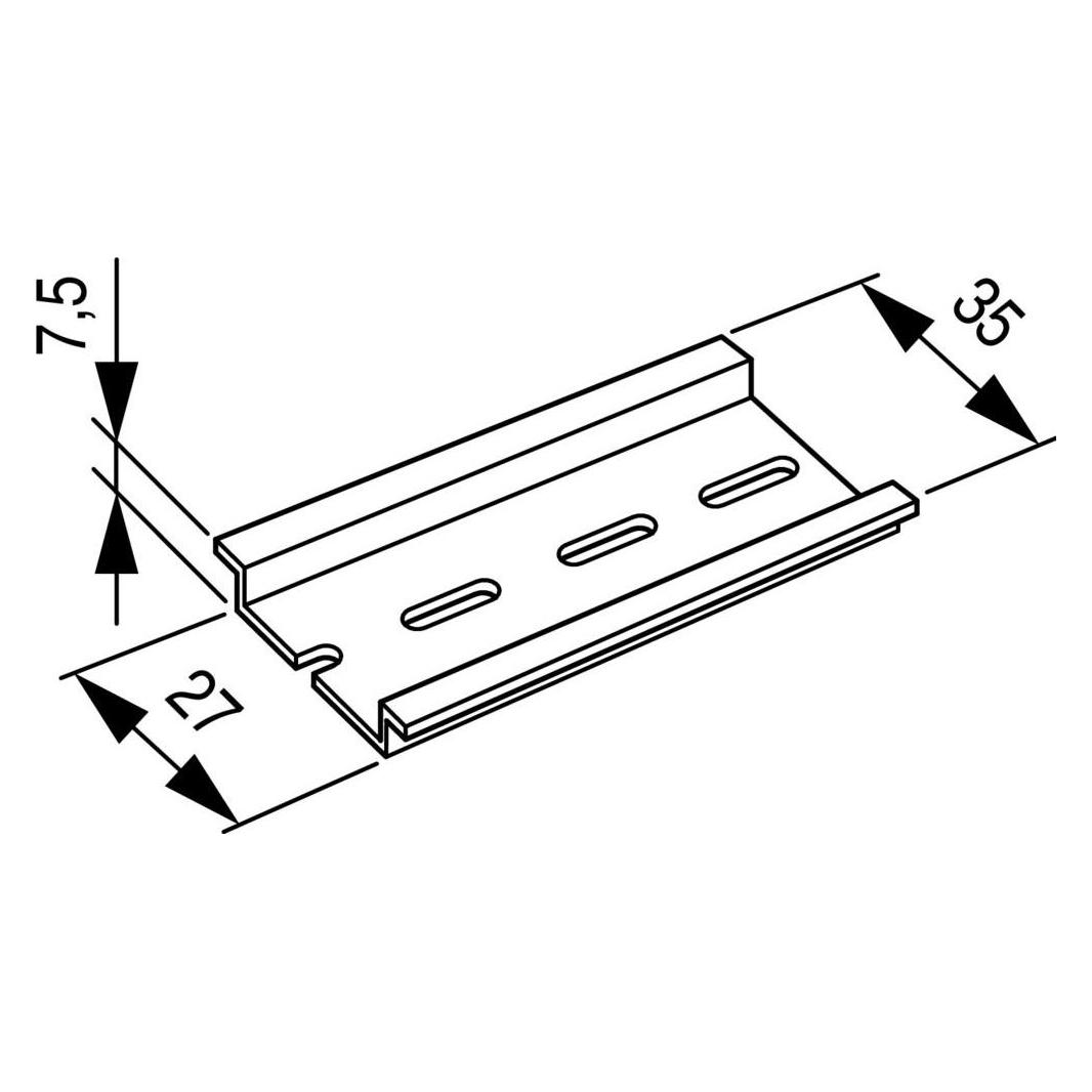 Eaton Hutschiene, 35x7,5mm 53030 (53030)