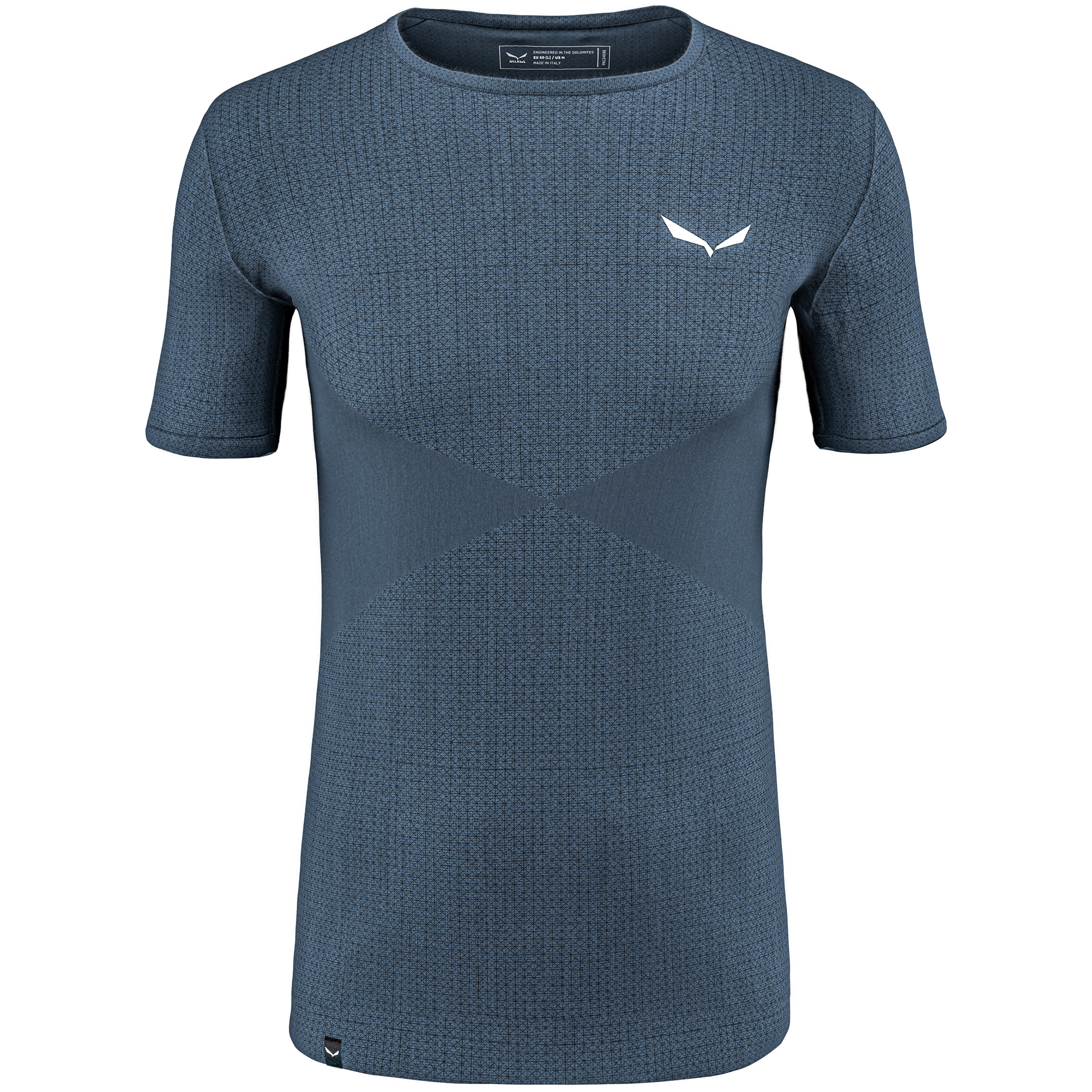 Salewa Zebru Responsive Herren Kurzarm Unterhemden blau Größe S Trekking Hautfreundlich Merinowolle