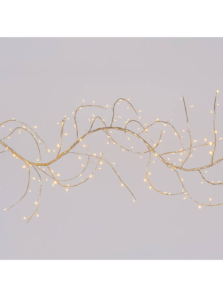 Lotti LED-Dekozeig in Creme - (L)300 cm - onesize