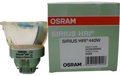 Osram Sirius HRI 440W Moving Head Discharge Lamp – 22,000 lm, 7000K, Ra80, 83V, 1,500 hr - 54626