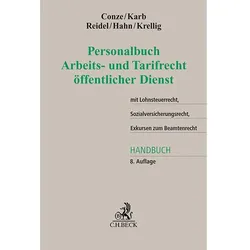 Personalbuch Arbeits- und Tarifrecht öffentlicher Dienst, Fachbücher von Claudia Hahn, Alexandra-Isabel Reidel, Peter Conze, Svenja Karb, Manuela Krellig