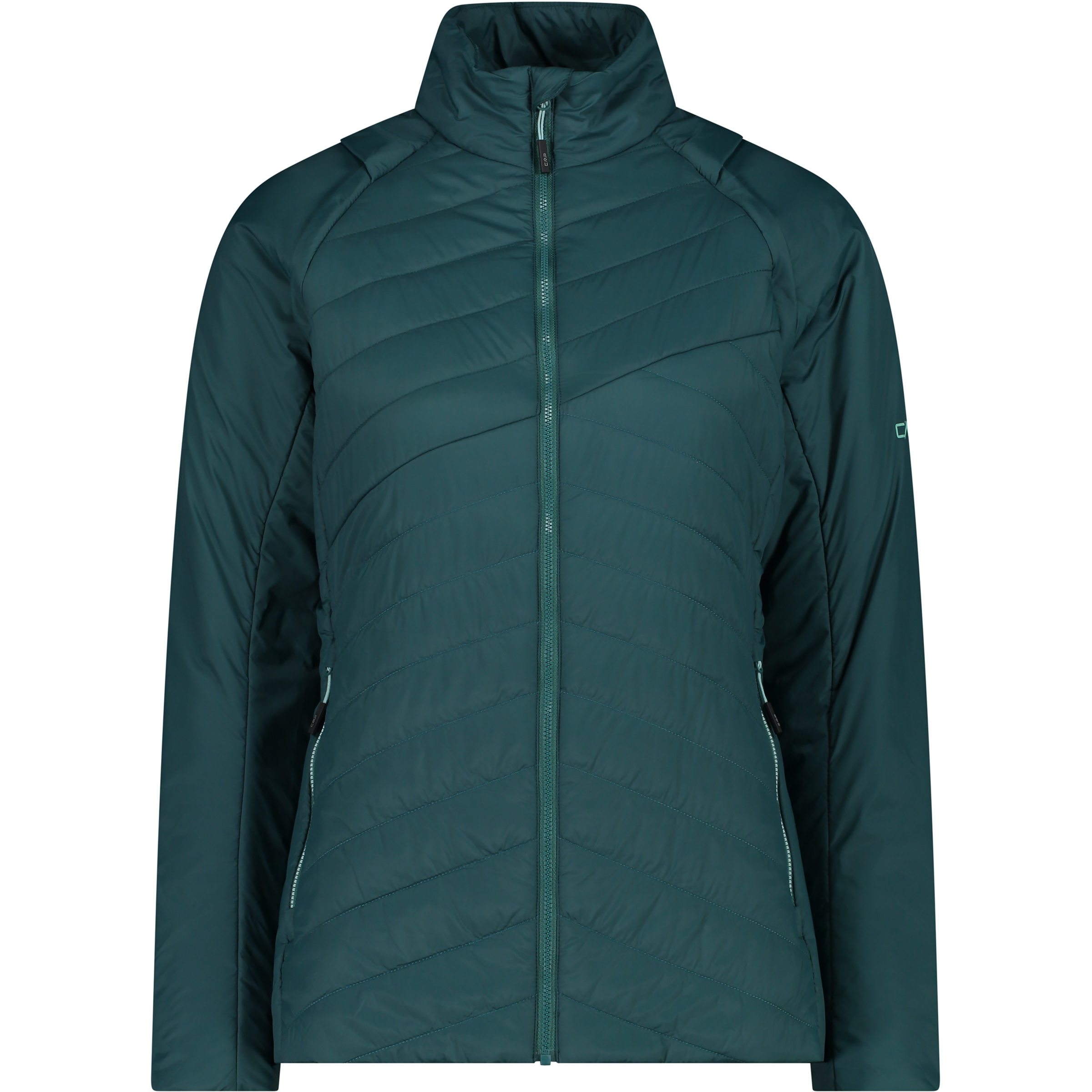 CMP Damen Isolationsjacke gruen Größe XXS Trekking Wasserabweisend Wasserabweisend
