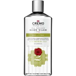 Cremo, Duschmittel, Moisturizing Body Wash for Men Revitalizing Sage & Citrus Shower Gel 473ml (473 ml)