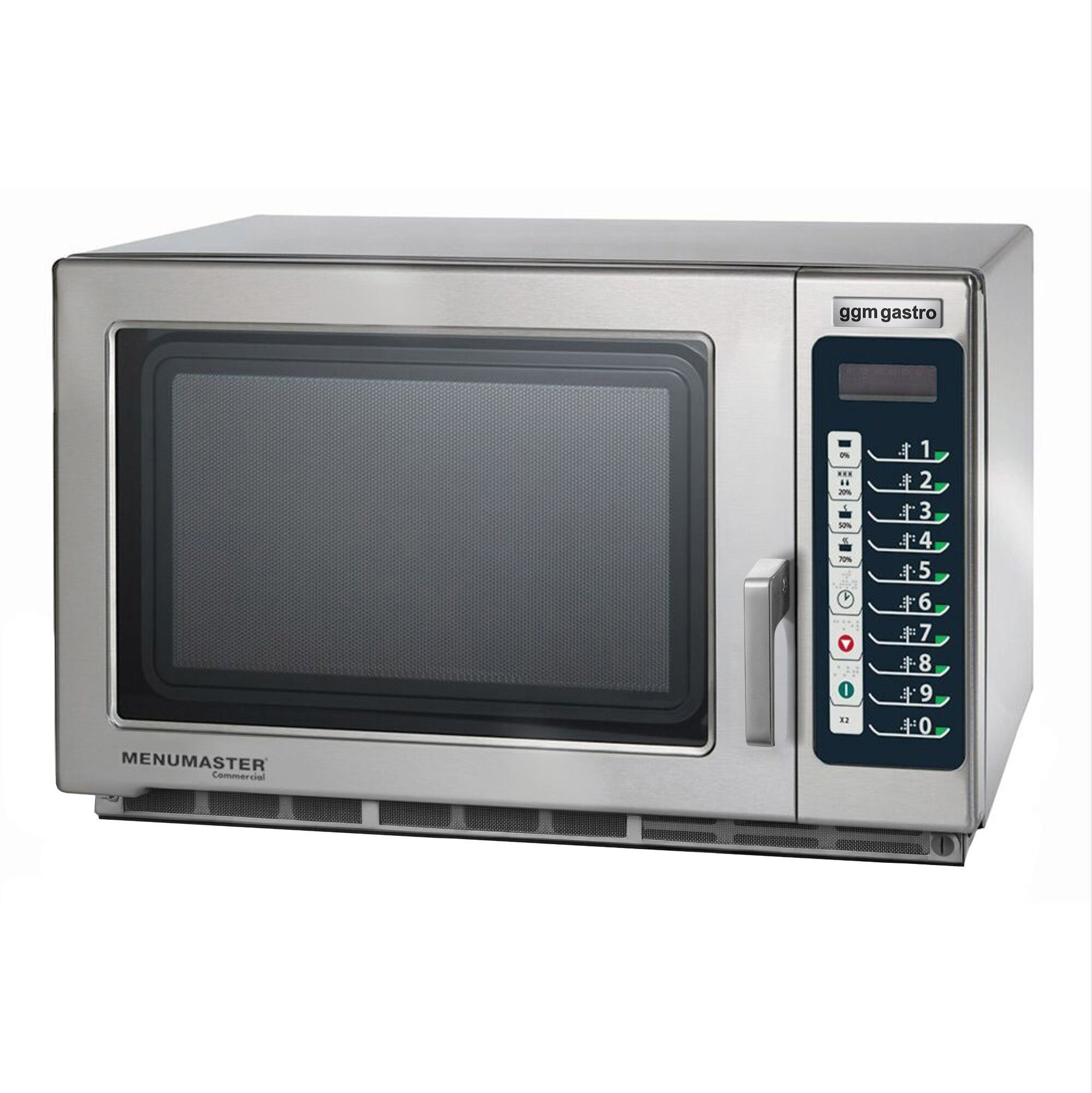 GGM Gastro Magnetron - 34l - 1,8kW - Digitaal zilver