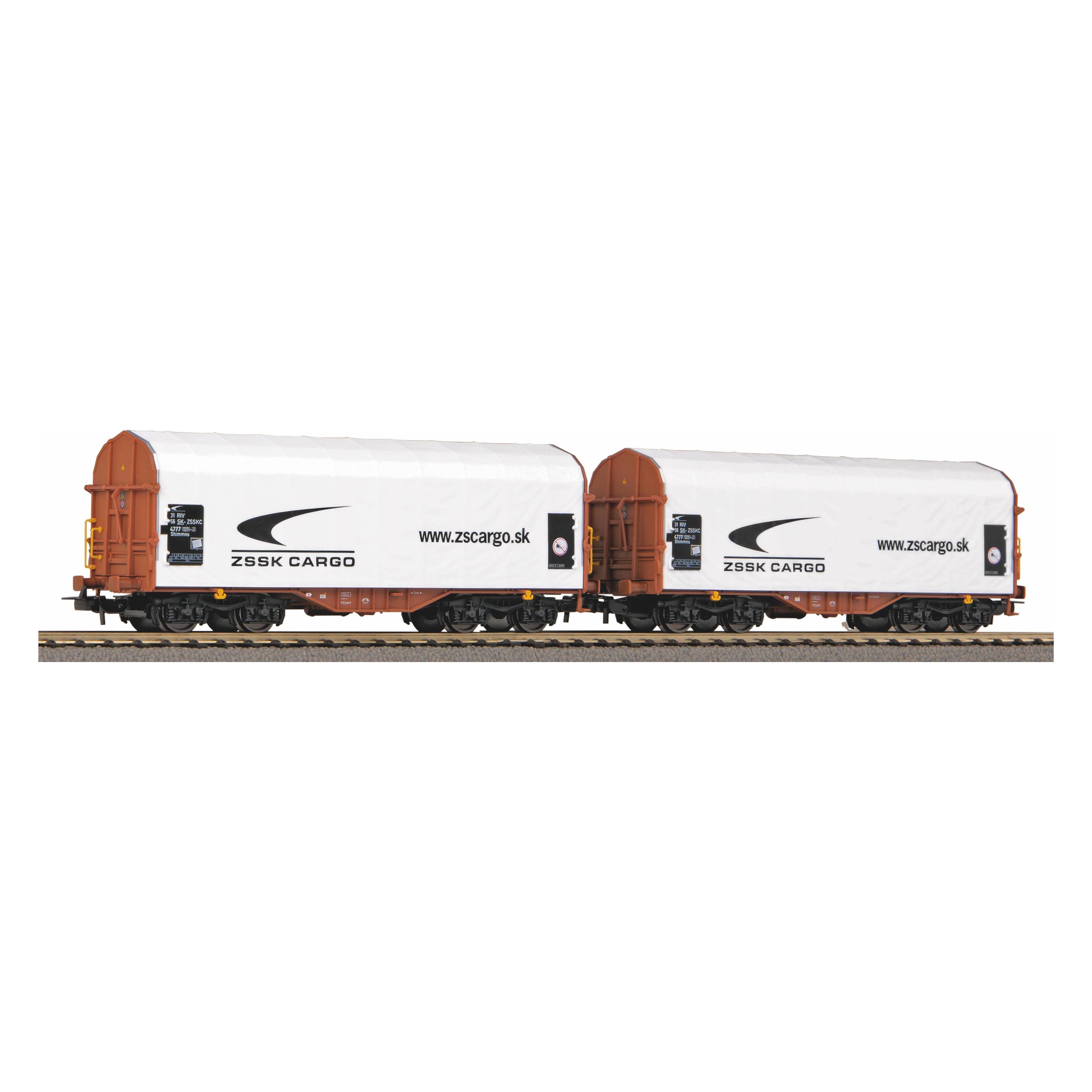 Piko 2er Set Schiebeplanenwg ZSSK Ep.VI (Spur H0) (58258)