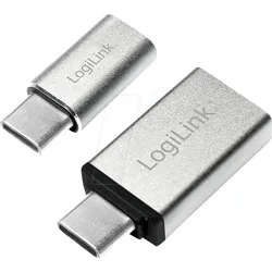 LOGILINK AU0040 - Adapter Set, C zu USB 2.0 Micro B und C zu USB 3.0 A