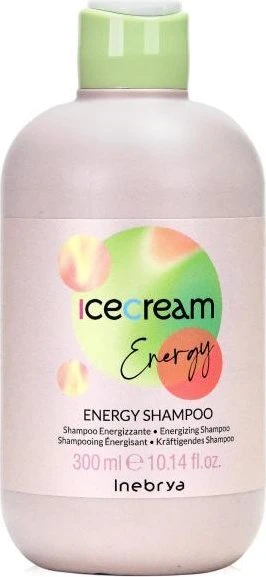 Inebrya Ice Cream Energy Shampoo Against Hair Loss 300Ml (Läuse Shampoo, 300 ml) (8008277263823)