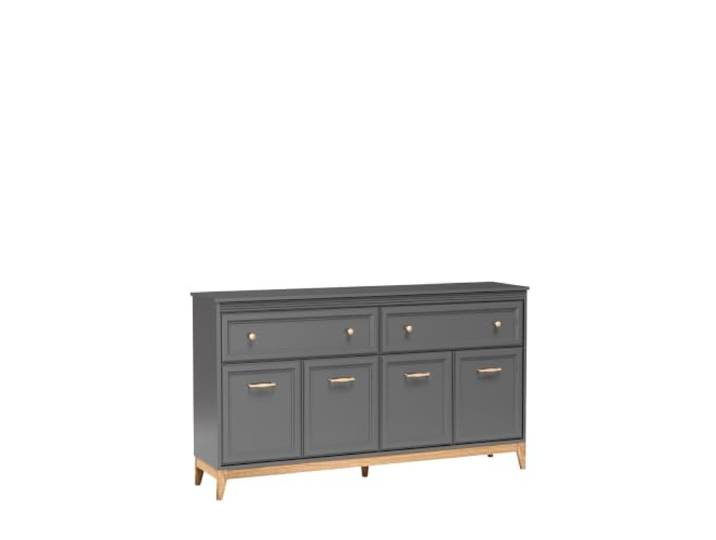 MINIO go for it - Kommode TULUZA 2, 179 cm, Farbe: Grau matt