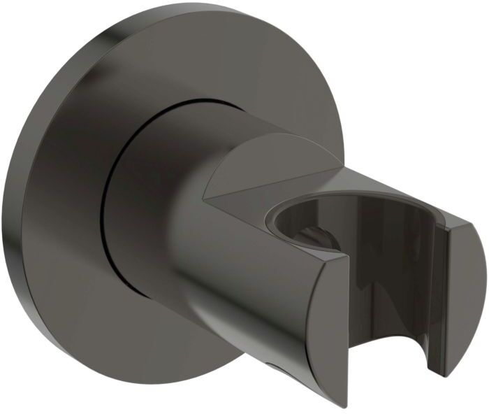 Ideal Standard Atelier Brausehalter BC806A5 rund, aus Metall, fix, Magnetic Grey