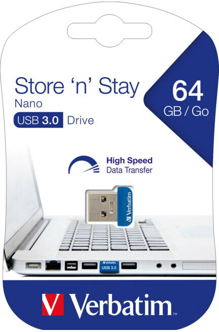 Verbatim Clé USB 64GB 3.0 Nano Drive 98711 (98711)