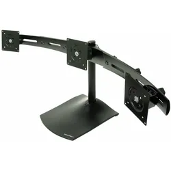 Ergotron DS100 Monitor Standfuss (Tisch, 21", 14 kg), Monitor Halterung, Schwarz