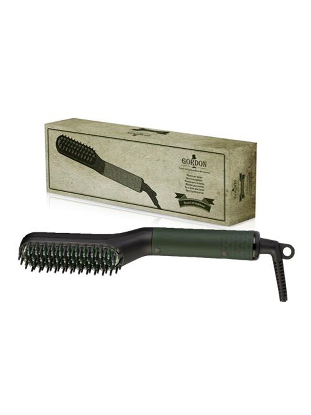 Gordon Straightener brush Beard Straightener grøn B113