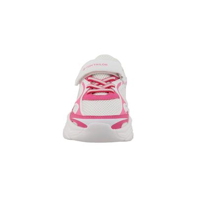 Sneaker TOM TAILOR "Tom Tailor Sneaker Low", Mädchen, Gr. 35, pink (weiß, pink), Schuhe Sneaker