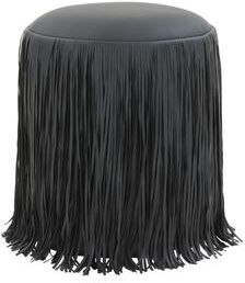 TOV Furniture Shag Me Upholstered Ottoman