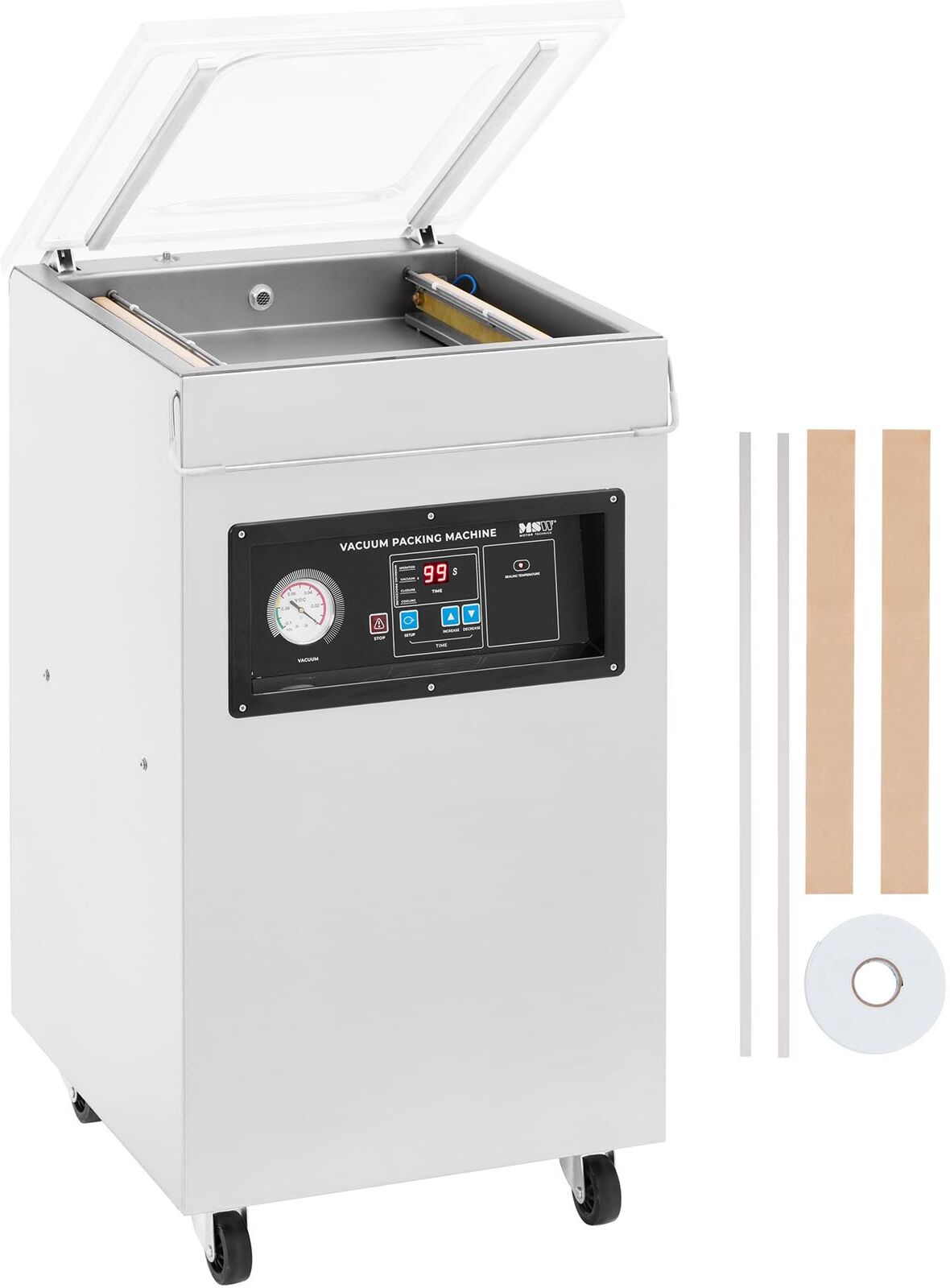 MSW Kammer-vakuumpakker - 900 W - 40 cm - rustfrit stål MSW-RVPM-1200