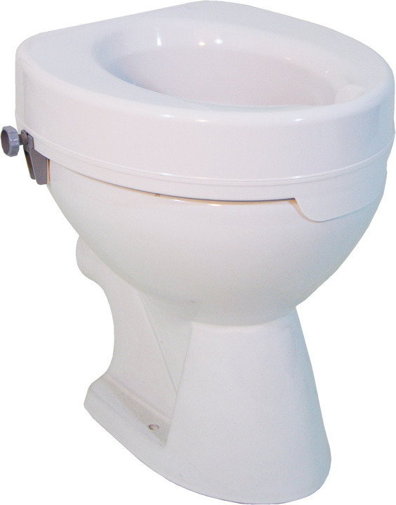 Drive Medical Drive Toiletverhoger Ticco 2G - Ergonomisch zonder deksel - Wit - Hoogte: 10 cm