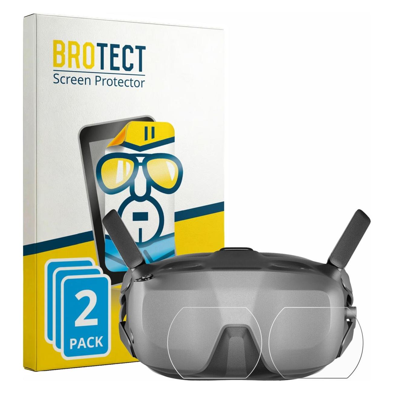 Brotect Schutzfolie für DJI Goggles N3 (Linse) Displayschutz Displayschutzfolie Folie Klar Transparent (1862846)