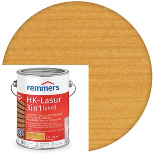Remmers Holzlasur HK-Lasur 3in1 plus, 2,5l, außen, wetterfest, eiche hell