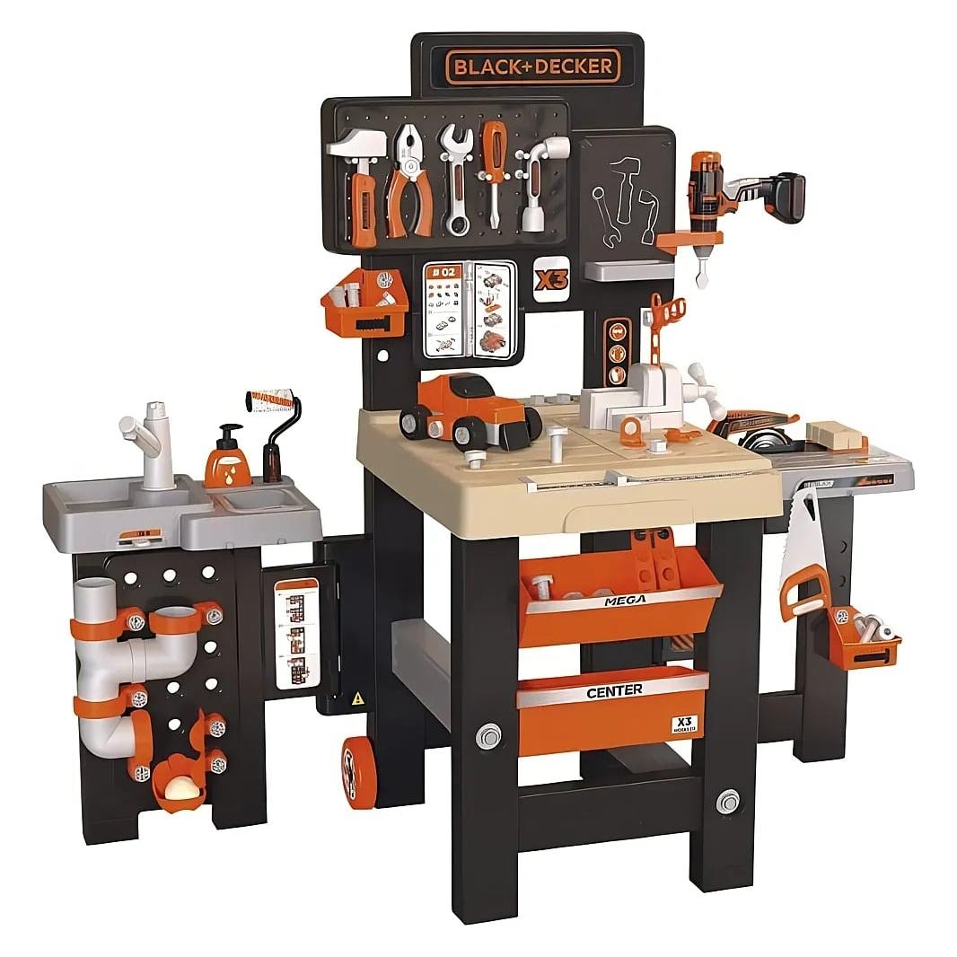 Smoby Black+Decker Mega Werkbank Center (7600360726)