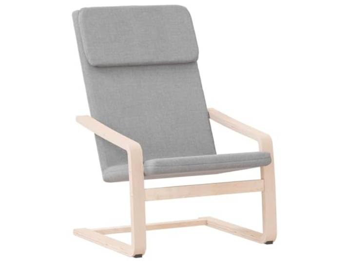 vidaXL Relaxsessel Hellgrau Stoff