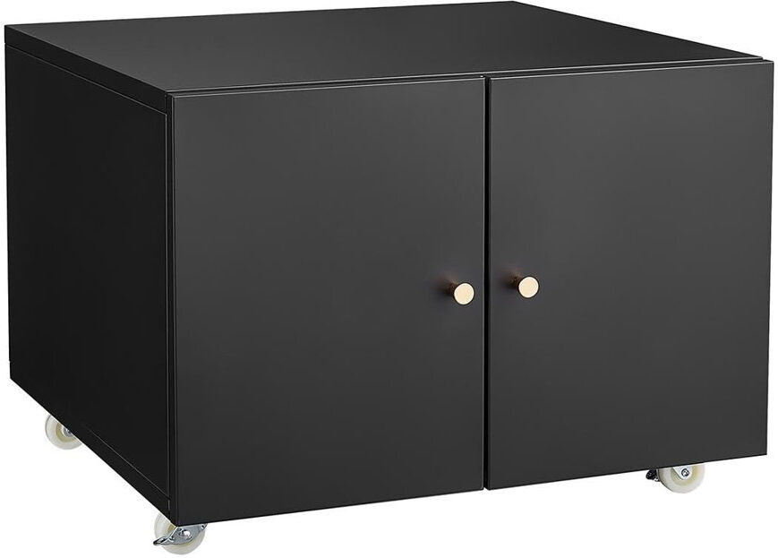 idealhouse 60 cm W Printer Stand Black 45cm H x 60cm W x 60cm D
